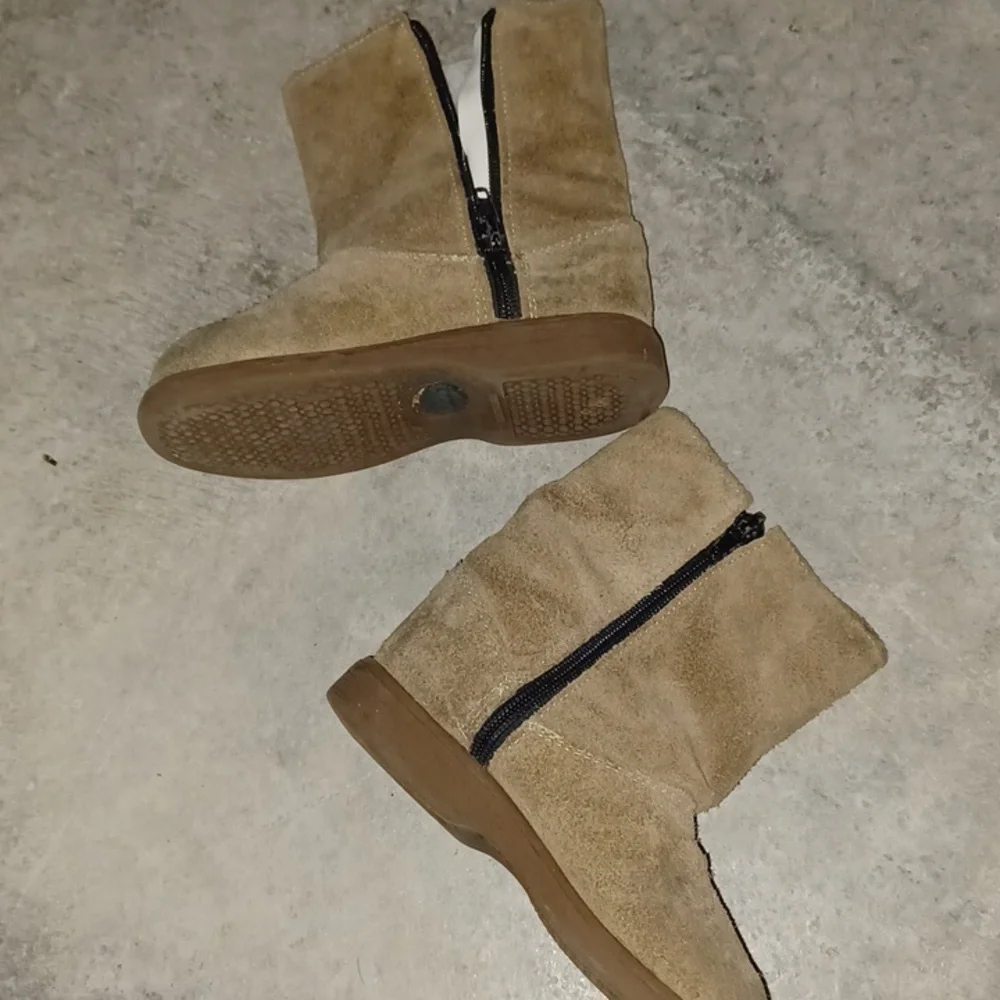 Vintage Toot brand leather suede boots size 24